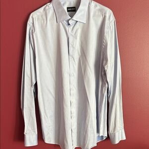 Giorgio Armani Men's Light Blue Dress Shirt